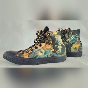 Converse Black and Brown Graphic High-Tops